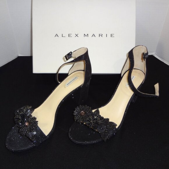 Gently used, Alex Marie Black Dress Sandals. Gently used, worn one time. - Picture 1 of 4
